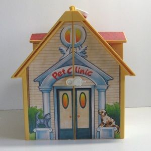 Vintage 2005 Playmobil Take Along Pet Clinic Vétérinaire, #5870, by Geobra